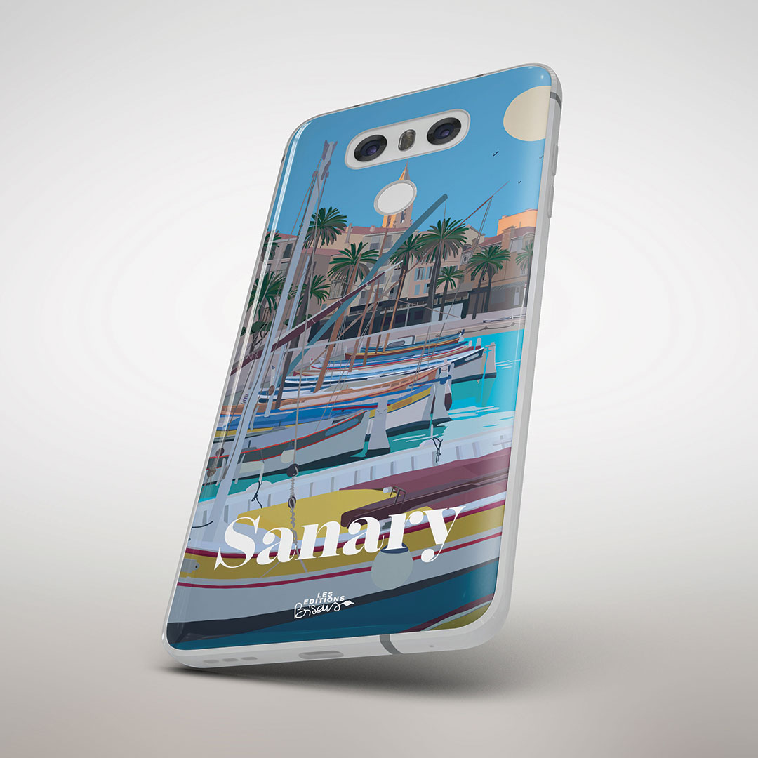 Coque de téléphone - « Sanary-sur-Mer, entre ciel et mer »
