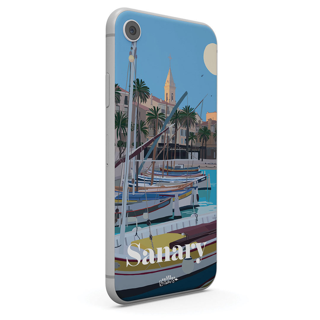 Coque de téléphone - « Sanary-sur-Mer, entre ciel et mer »