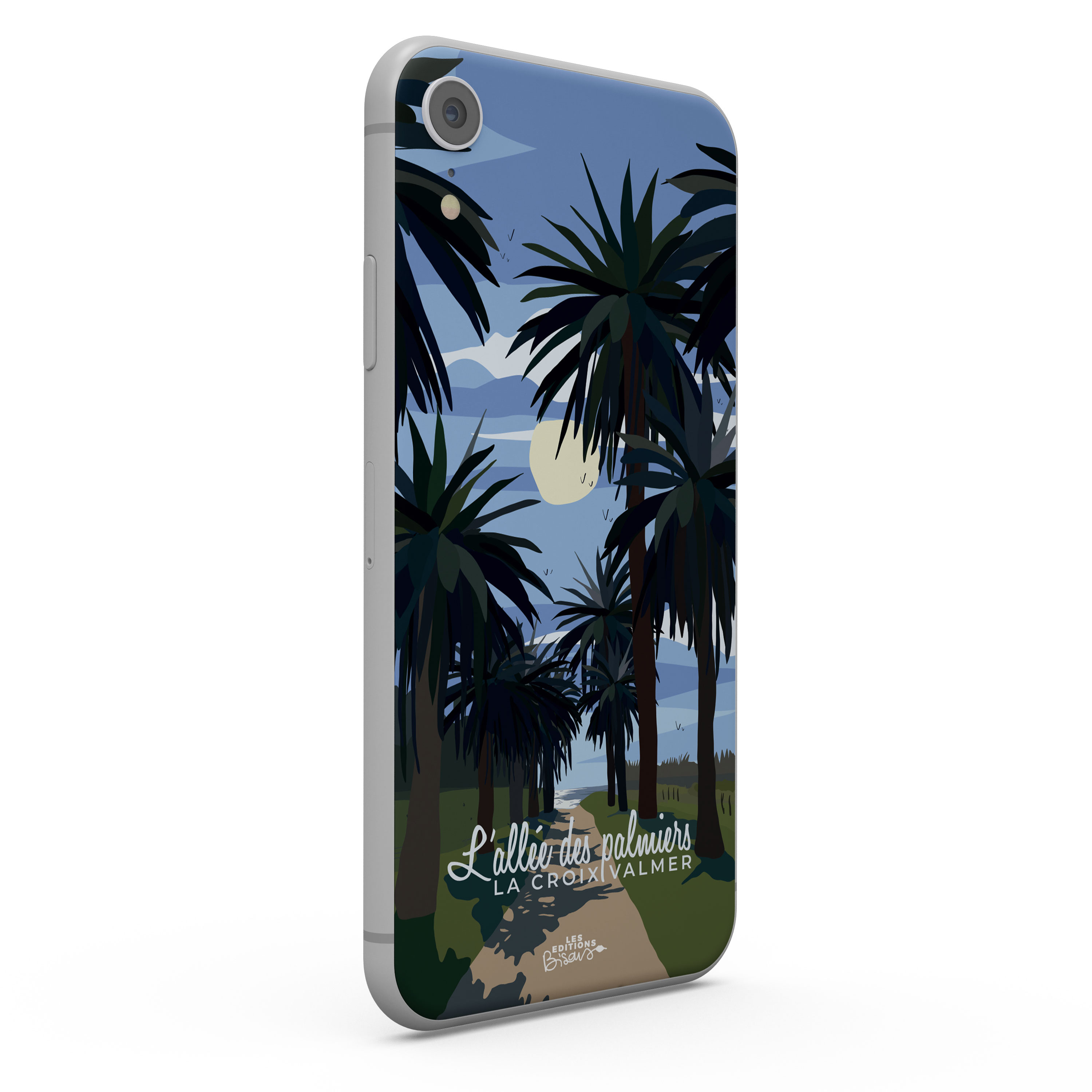Coque de téléphone - « Allée des Palmiers - La Croix Valmer »