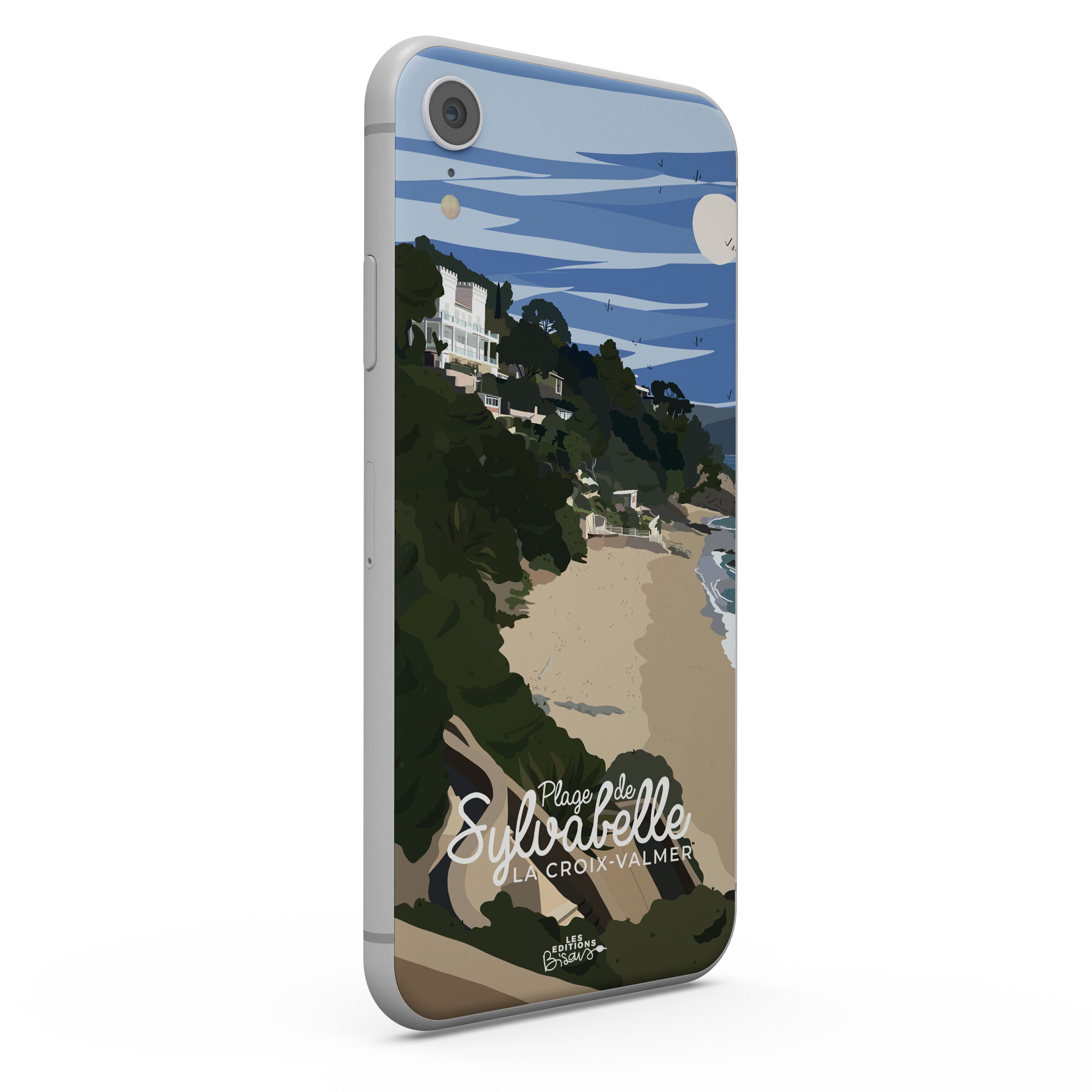 Coque de téléphone - « Plage de Sylvabelle - La croix Valmer »