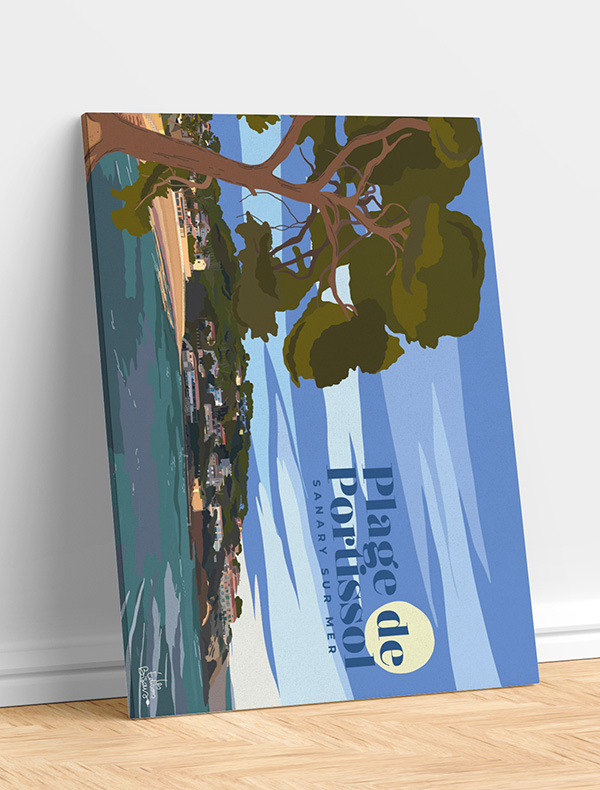 "Plage de Portissol – Sanary sur mer "