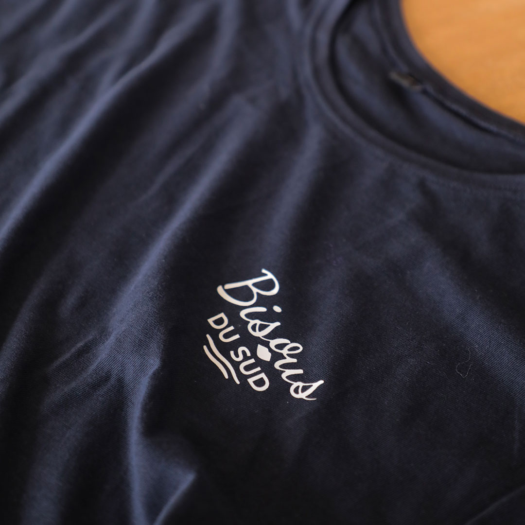 T-shirt jersey BIO navy - Femme – Bisous du Sud