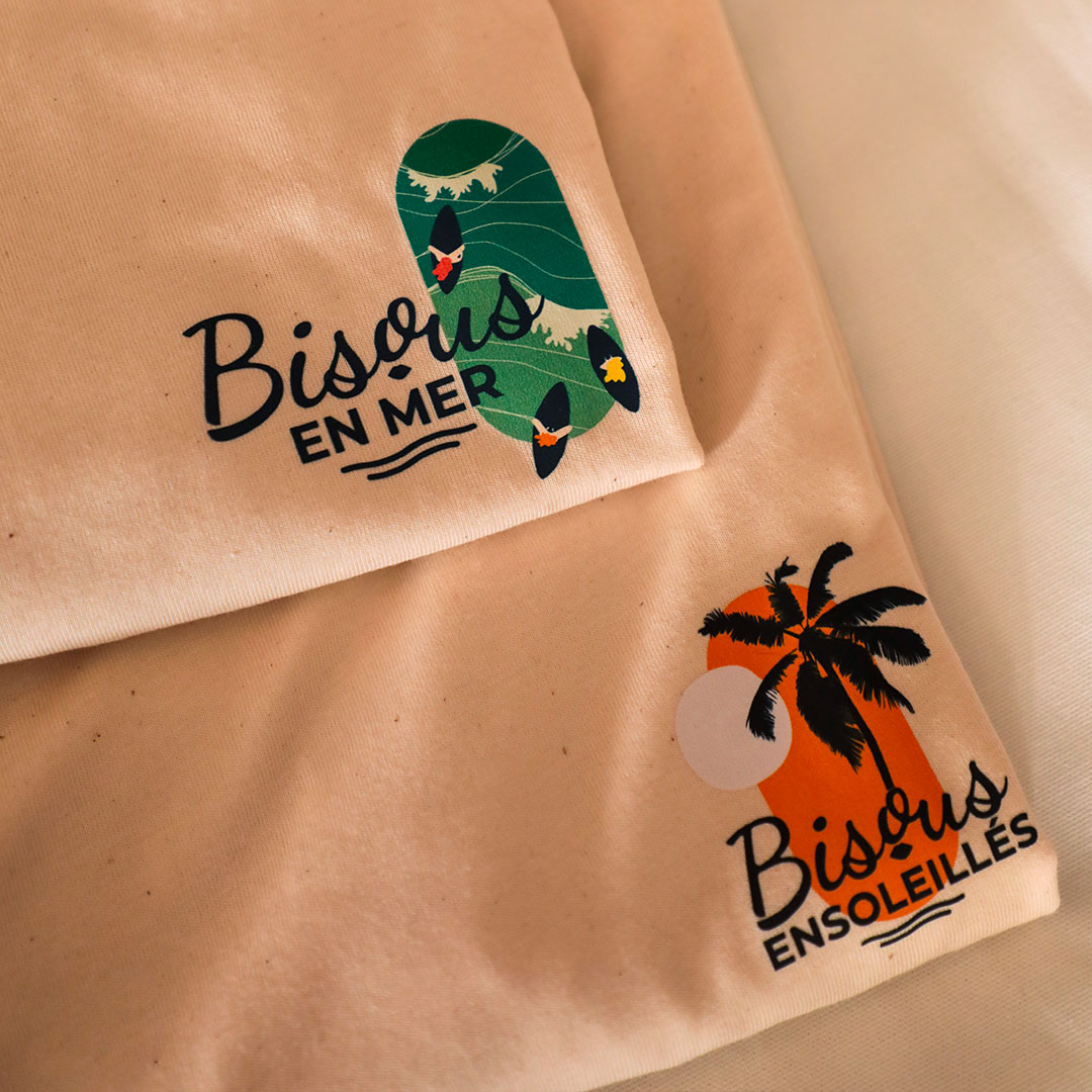 T-shirt jersey BIO Sand - Femme – Bisous en Mer