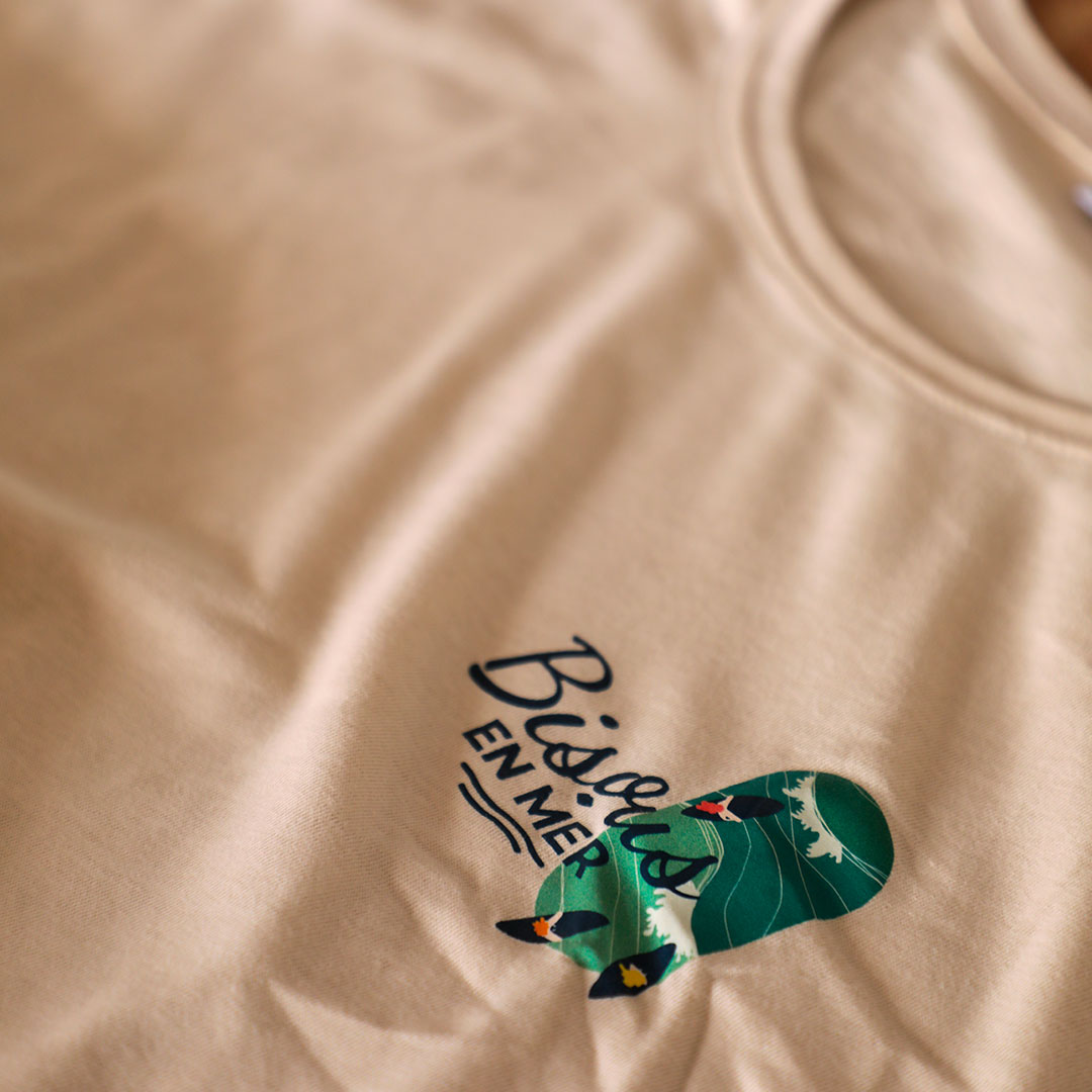 T-shirt jersey BIO Sand - Femme – Bisous en Mer