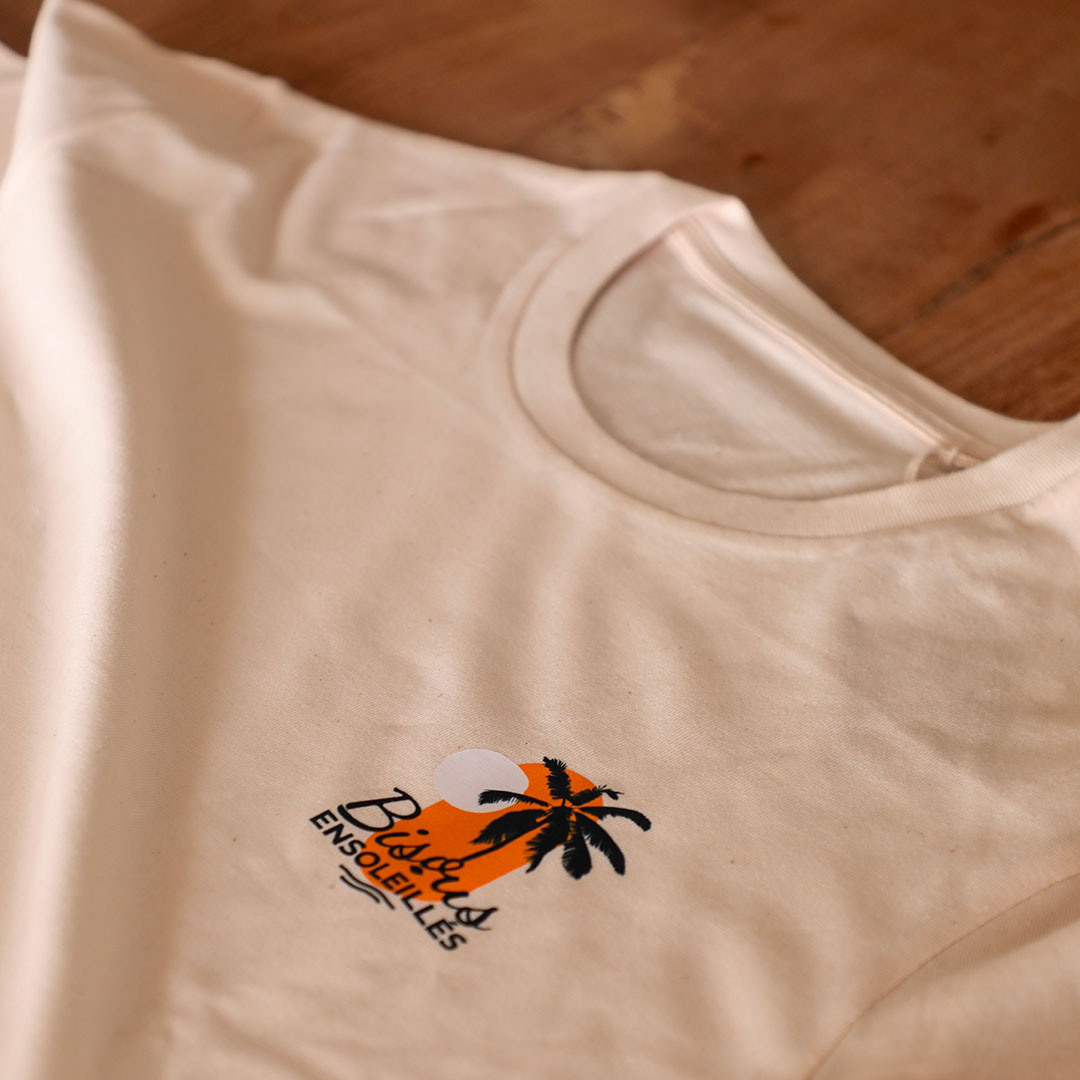 T-shirt coton BIO natural - Homme – Bisous ensoleillés