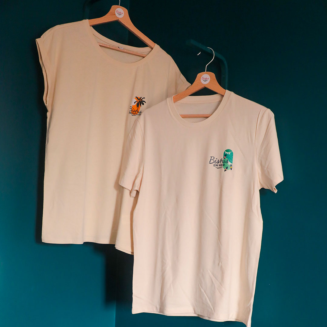T-shirt jersey BIO Sand - Femme – Bisous en Mer