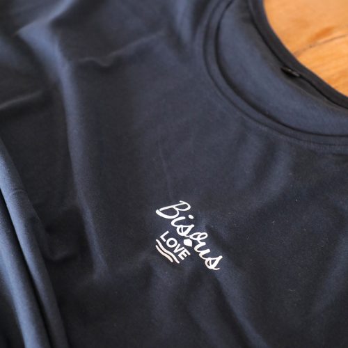 T-shirt jersey BIO Navy - Femme – Bisous Love