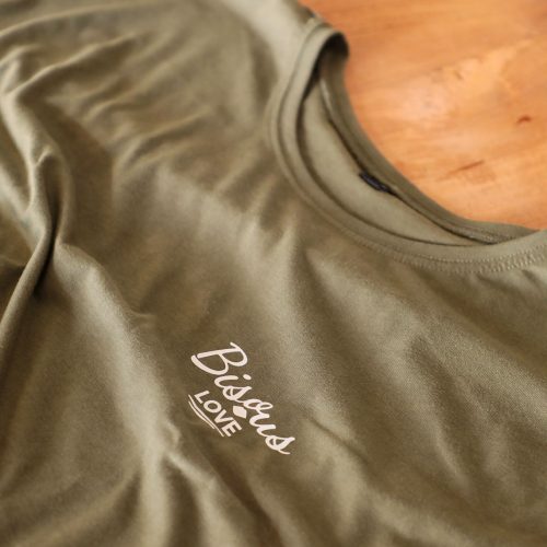 T-shirt jersey BIO Olive - Femme – Bisous Love