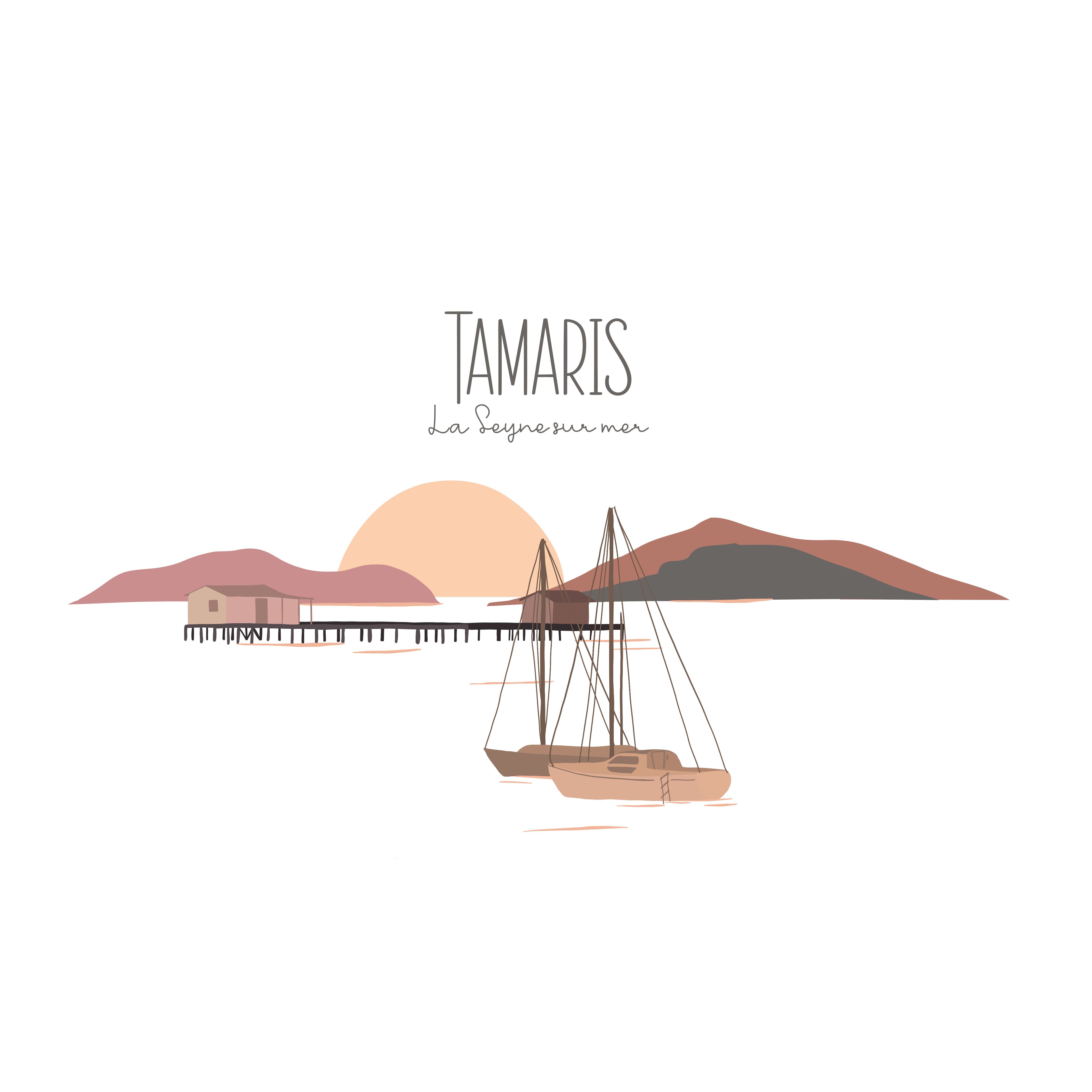 Collection "Villes du Sud" - Tamaris